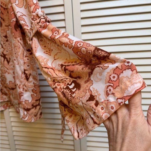 Lauren Conrad Women's Paisley Print Top Sz XL - Picture 10 of 13